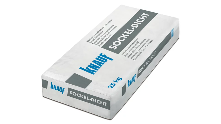 Sockelabdichtung mit mineralischem Dichtmörtel